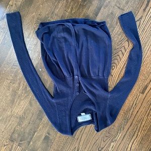 American Eagle blue navy knit cardigan small